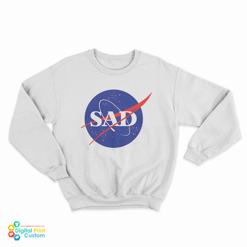 Sad NASA Logo Parody Sweatshirt