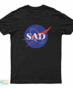 Sad NASA Logo Parody T-Shirt