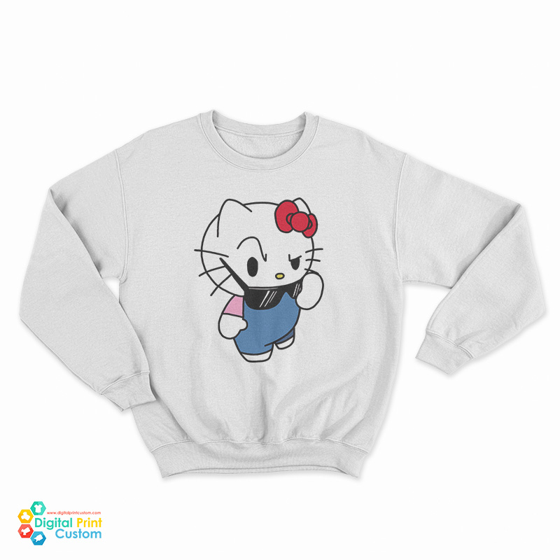 Hello Kitty Gangster Raised Eyebrow Sweatshirt