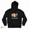 I Eat Cement Cursed Cat Funny Hoodie