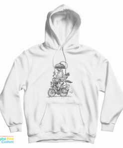 Mr. Natural On A Bicycle Hoodie