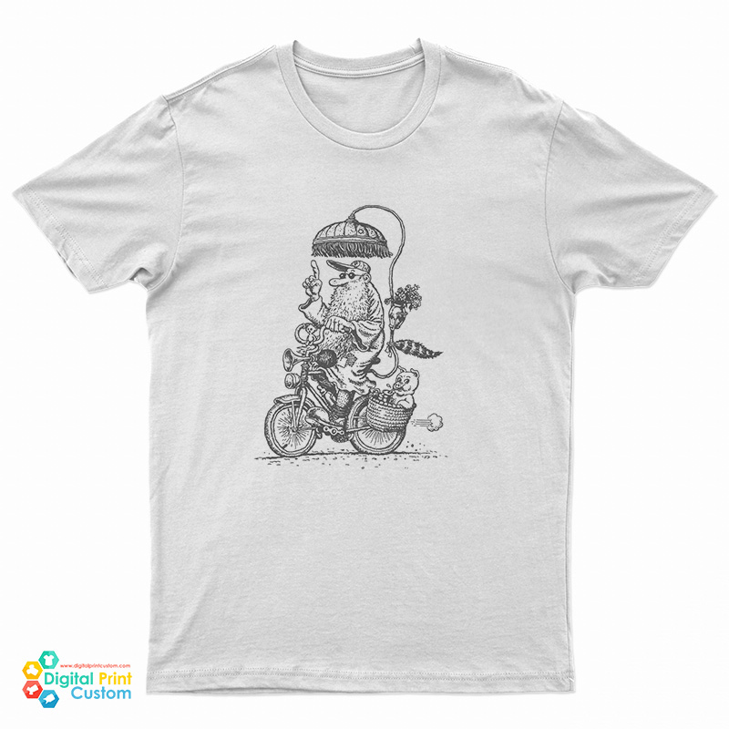 Mr. Natural On A Bicycle T-Shirt