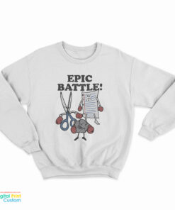 Rock Paper Scissors Epic Battle Sweatshirt