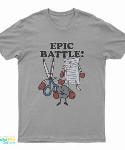 Rock Paper Scissors Epic Battle T-Shirt