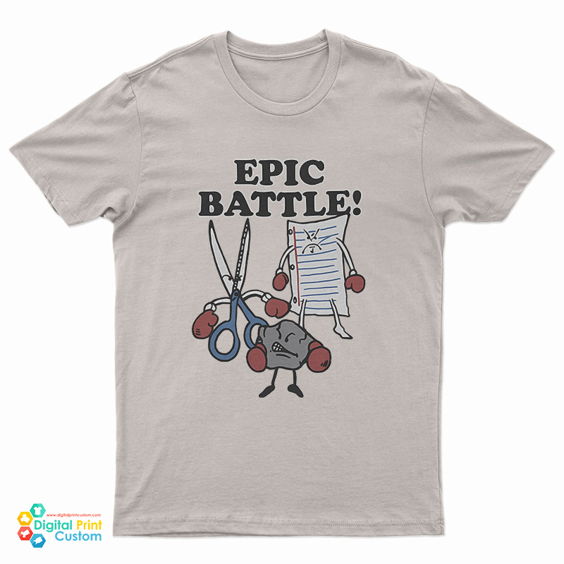 Rock Paper Scissors Epic Battle T-Shirt