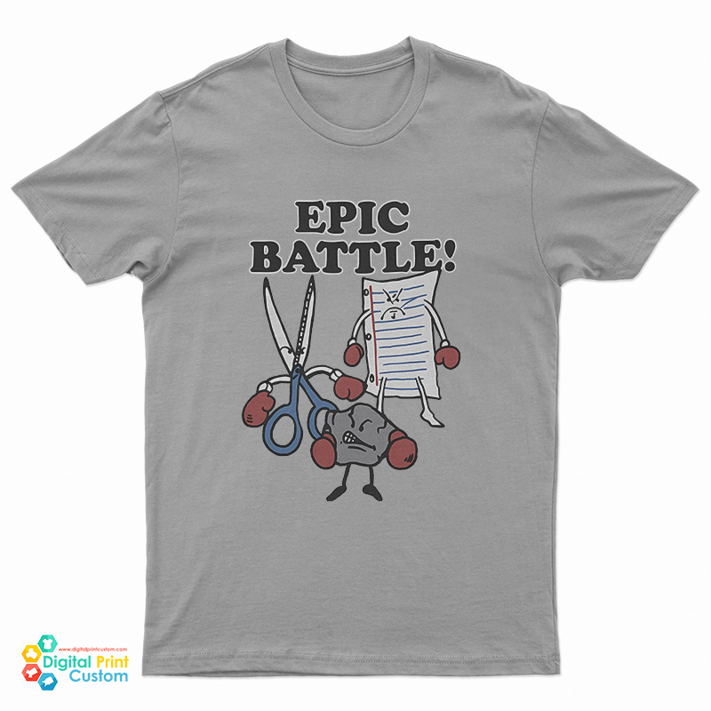 Rock Paper Scissors Epic Battle T-Shirt