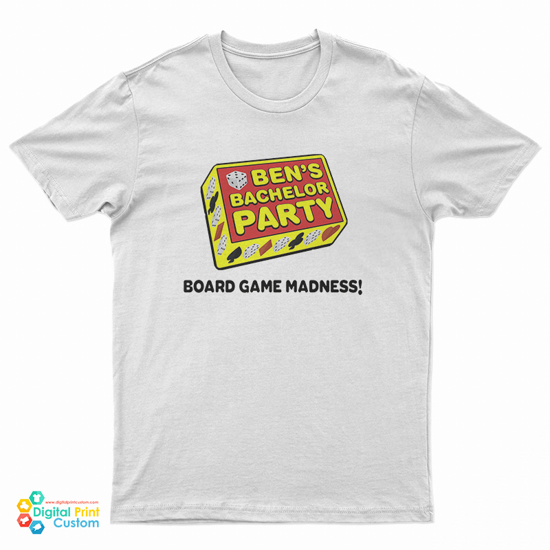 Ben’s Bachelor Party Board Game Madness T-Shirt