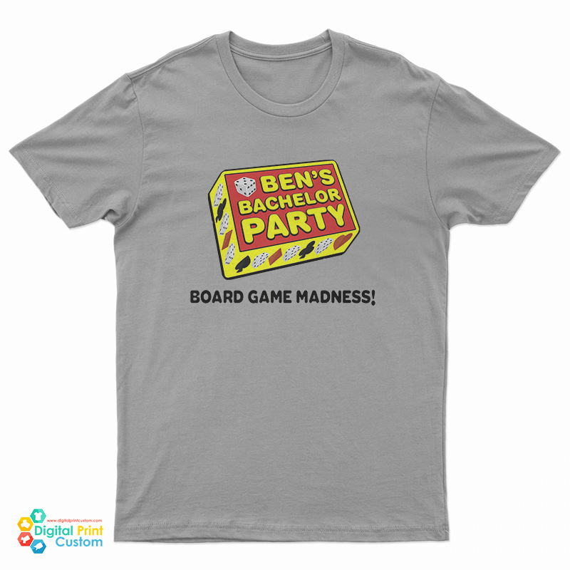 Ben’s Bachelor Party Board Game Madness T-Shirt
