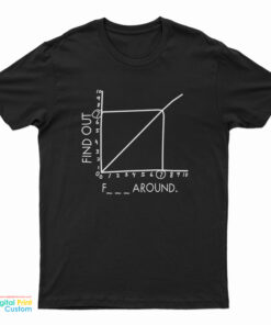Fuck Around and Find Out Math Graph Graphic T-Shirt