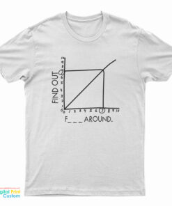 Fuck Around and Find Out Math Graph Graphic T-Shirt