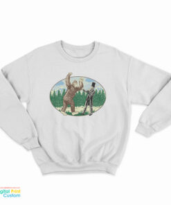 Glarkware Bigfoot Vs Abe Lincoln Sweatshirt
