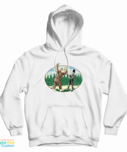 Glarkware Bigfoot Vs. Abe Lincoln Hoodie