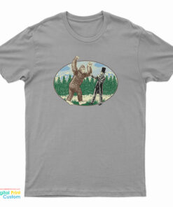 Glarkware Bigfoot Vs Abe Lincoln T-Shirt
