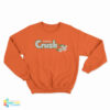 Orange Crush Flowers Sweatshirt