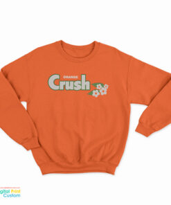 Orange Crush Flowers Sweatshirt