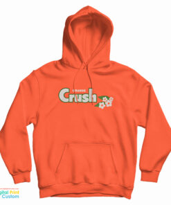 Orange Crush Flowers Hoodie