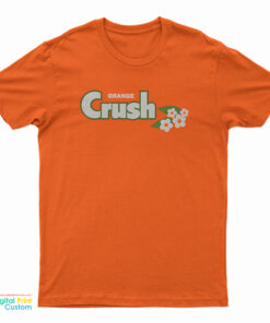 Orange Crush Flowers T-Shirt