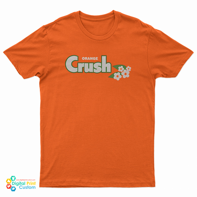 Orange Crush Flowers T-Shirt