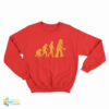 Robot Evolution Big Bang Theory Sweatshirt
