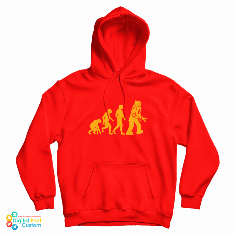 Robot Evolution Big Bang Theory Hoodie