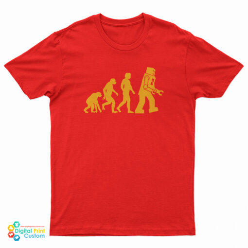 Robot Evolution Big Bang Theory T-Shirt