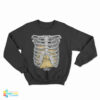 Skeleton Rib Cage Taco Sweatshirt