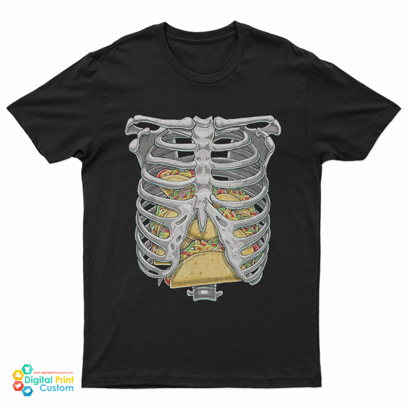 Skeleton Rib Cage Taco T-Shirt