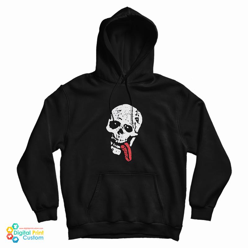 Skull With Tongue Hoodie