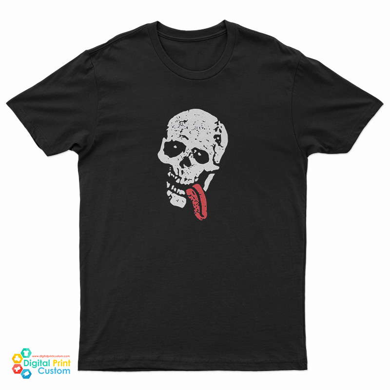 Skull With Tongue T-Shirt