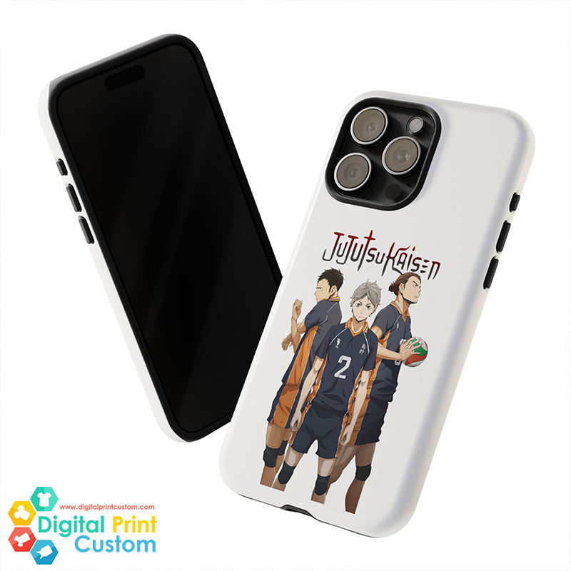 Haikyuu Jujutsu Kaisen iPhone 15 And 16 Case - Apple Cases