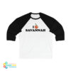 I Peach Savannah 3/4 Sleeve Baseball T-Shirt