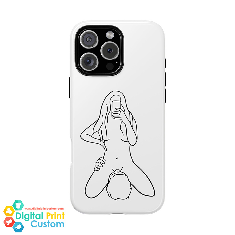 Sex Foreplay Licking Pussy And Selfie iPhone 15 And 16 Case - Apple Cases