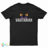 Vagitarian Cat Rainbow T-Shirt