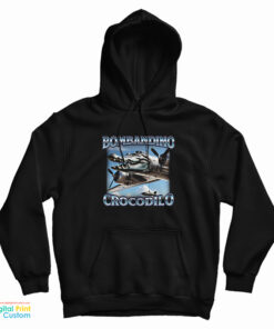 Bombardino Crocodilo Italian Brainrot Meme Hoodie