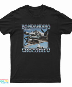 Bombardino Crocodilo Italian Brainrot Meme T-Shirt