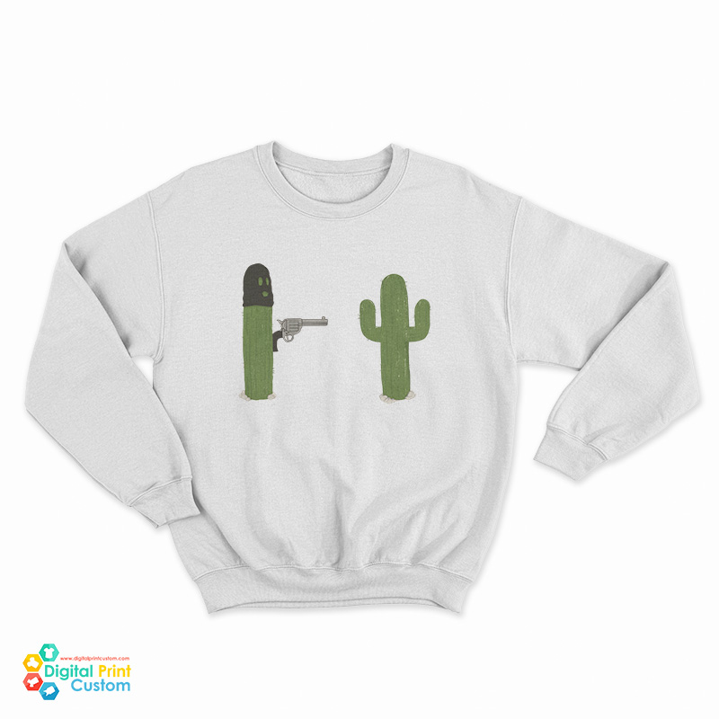 Cactus Stick'em Up Gun Sweatshirt