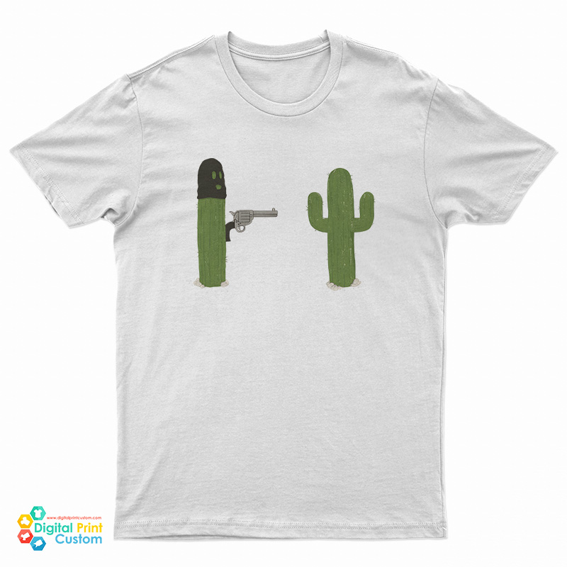 Cactus Stick'em Up Gun T-Shirt