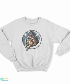 Shark Eating Kitten Sweatshirt