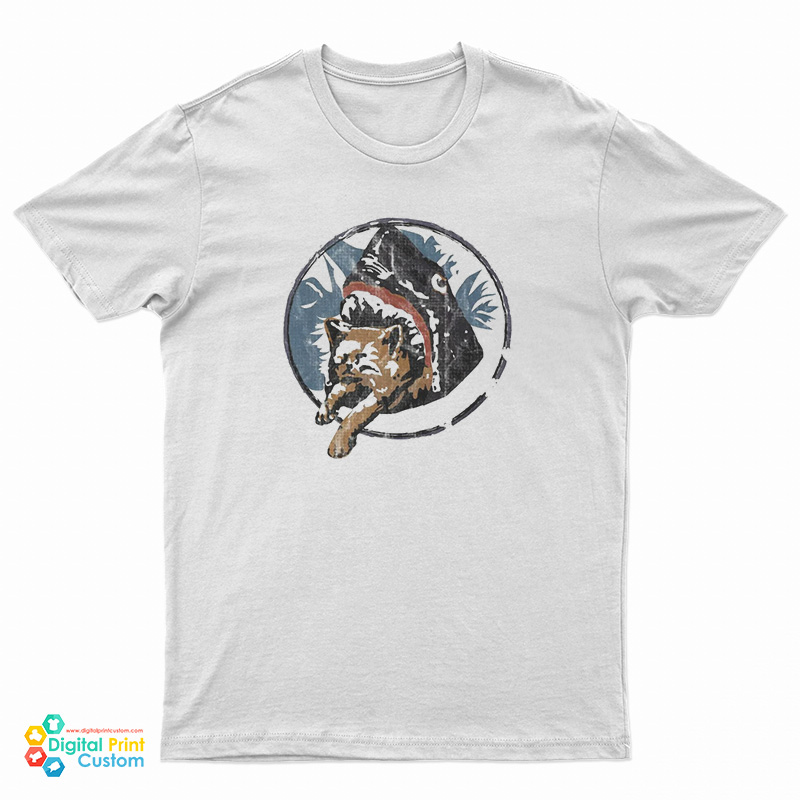 Shark Eating Kitten T-Shirt