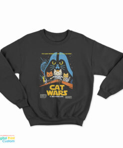 Cat Wars Movie Parody Sweatshirt
