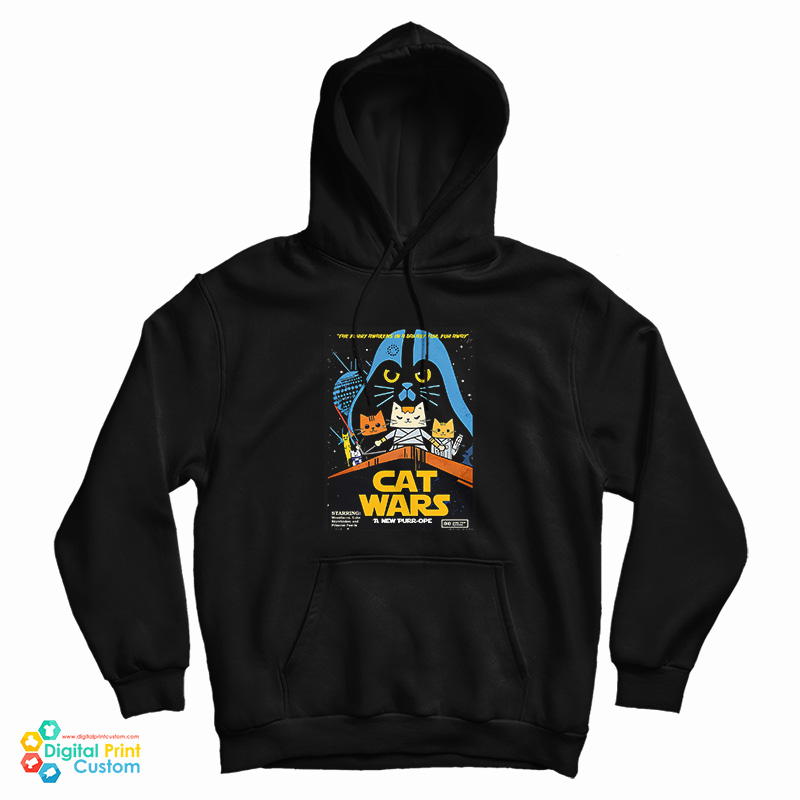 Cat Wars Movie Parody Hoodie