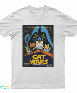 Cat Wars Movie Parody T-Shirt