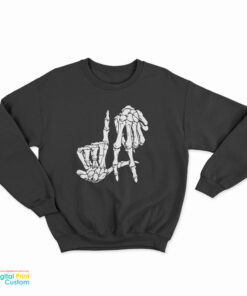 Hand Sign Skeleton Sweatshirt
