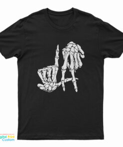 Hand Sign Skeleton T-Shirt
