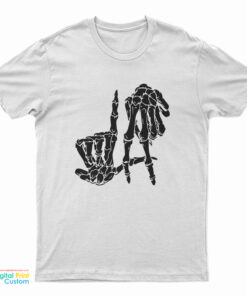 Hand Sign Skeleton T-Shirt