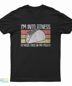 I'm Into Fitness Taco In My Mouth Youth Food T-Shirt