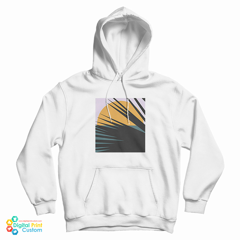 Palm Leaf Sunset Hoodie
