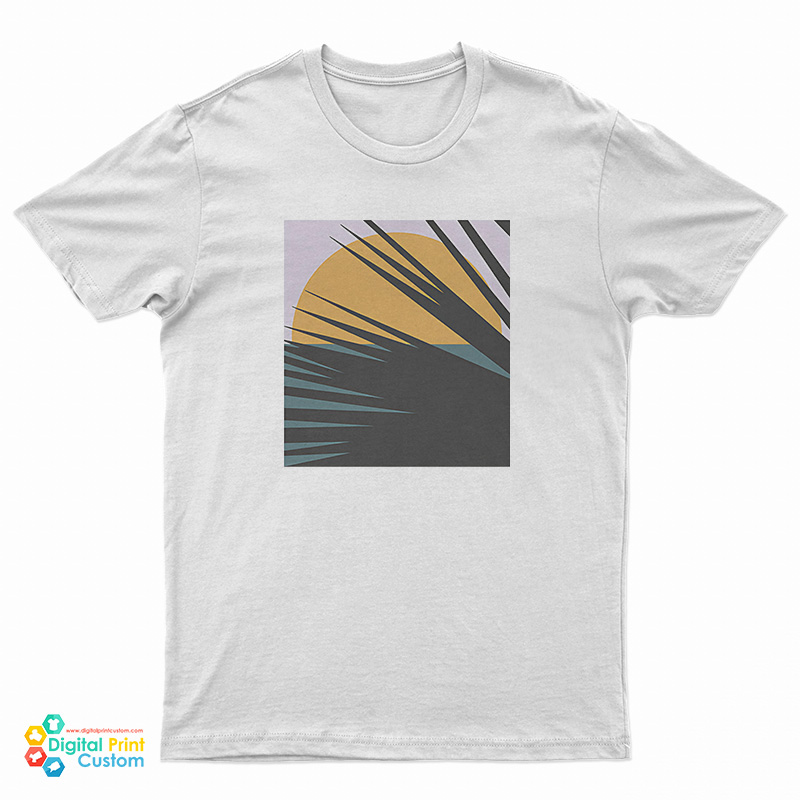 Palm Leaf Sunset T-Shirt
