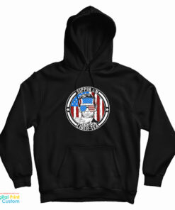 Sippin On Liber-Tea Liberty USA Flag Hoodie