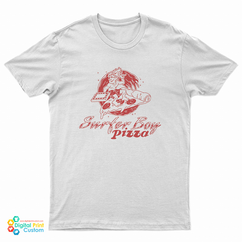 Surfer Boy Pizza T-Shirt